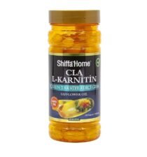 كبسولات إل-كارنتين وزيت العصفر من Shiffa Home (100 جيلي كبسول)